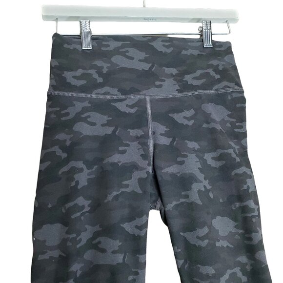 FABLETICS Women Define PowerHold Legging Small 7/8 Charcoal Camo Gray High Waist - Picture 7 of 10